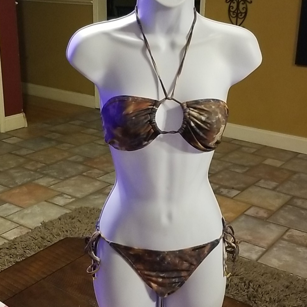 🌺Insight brown multi-colored Bikini